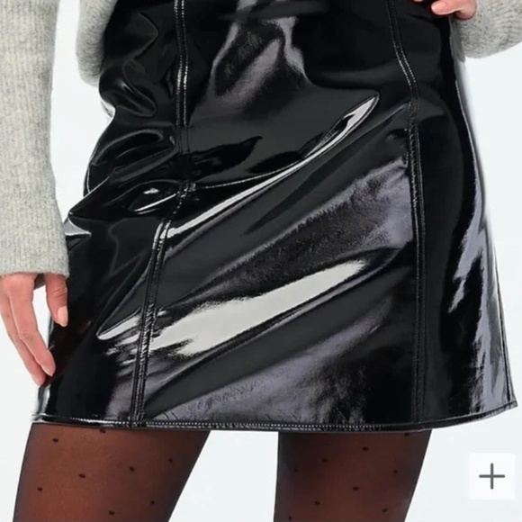 J. Crew Factory Black Mini Skirt - Picture 3 of 9